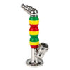 Metall Standpfeife Jamaika – 10,5cm – verchromter Edelstahl