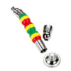 Metall Standpfeife zerlegt – 10,5cm – verchromter Edelstahl