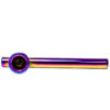 Rainbow Kawumm liegend – 10cm – Glaspfeife mit Rainbow-Finish