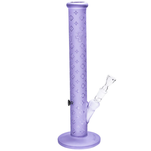 Louis PU Bong – 45cm – 5mm Borosilikatglas 2 Louis PU Bong von Jelly Joker mit 45cm Höhe und 5mm Borosilikatglas seitlich