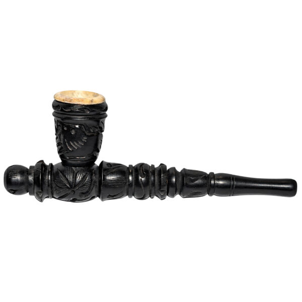 3 in 1 Holzpfeife als Handpfeife mit Specksteineinsatz