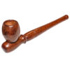 Holzpfeife mit schrägem Kopf ca. 15cm
