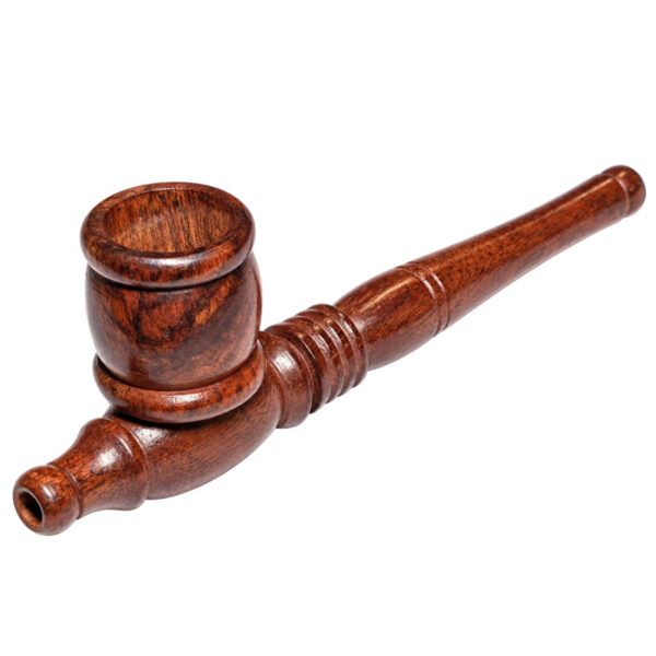 Klassische Holzpfeife ca. 13cm mit abschraubbarem Kopf und Kickloch