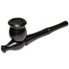 Schwarze Holzpfeife ca. 13,5cm mit Kickloch