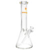 Aktions Beaker Bong aus 7mm Borosilikatglas mit Eiskerben
