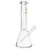 Aktions Beaker Bong aus 7mm Borosilikatglas – Seitenansicht