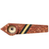 Flache Specksteinpfeife ca. 13cm – Ansicht von oben