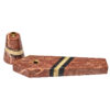 Flache Specksteinpfeife ca. 13cm – zerlegt mit abgeschraubtem Kopf