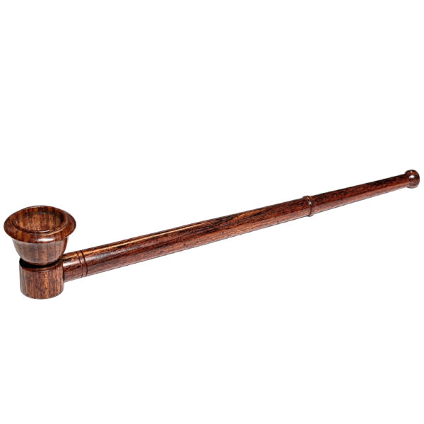 Holz Langpfeife 23cm mit abschraubbarem Kopf