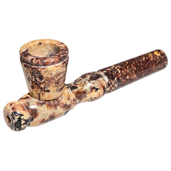 Klassische Specksteinpfeife ca. 13cm mit Kickloch