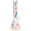 Quallen Bong 34cm mit Glow-in-the-Dark-Motiven – Rückansicht