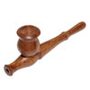 Schlichte Holzpfeife ca. 13cm mit abschraubbarem Kopf