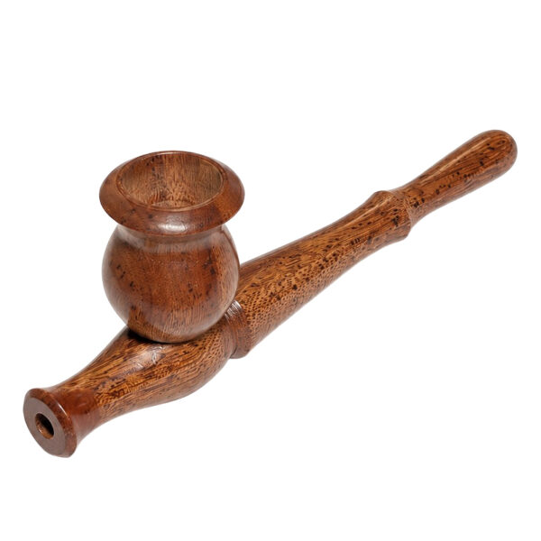 Schlichte Holzpfeife ca. 13cm mit abschraubbarem Kopf