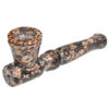 Specksteinpfeife mit Kickloch ca. 12cm mit abschraubbarem Kopf