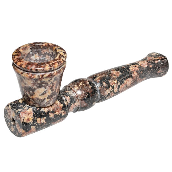 Specksteinpfeife mit Kickloch ca. 12cm mit abschraubbarem Kopf