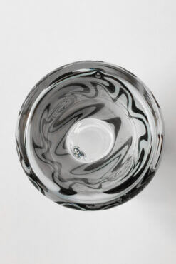 Black-White-Swirl-Kopf-fuer-Bong-innen
