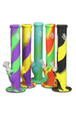 Silikonbongs-verschiedene-Farben